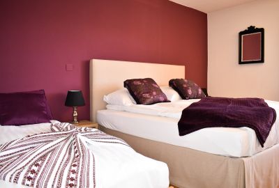 Chambre double avec lit supplémentaire