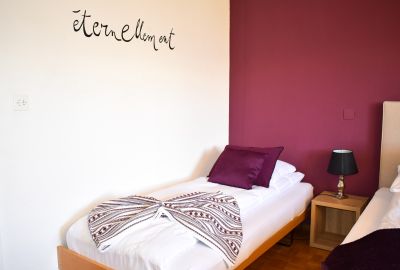 Chambre double avec lit supplémentaire