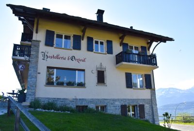Hostellerie d'Orzival Vue sur les Alpes